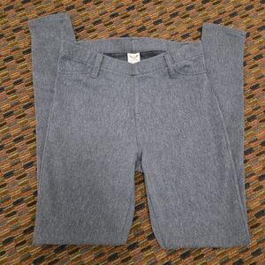 Faded Glory Women’s Leggings Small Gray Skinny Stretch Pants Pull On S 4-6